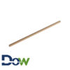 7¾" Kraft Jumbo Paper Straw, Unwrapped - 4800/Case