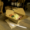 #8 Kraft Microwavable Folded Pak Paper Container - 300/Case - Image 4