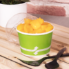 8oz Green Paper Frozen Yogurt / Food Cup - 1000/Case - Image 2