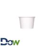 12oz White Paper Frozen Yogurt / Food Cup - 1000/Case