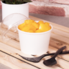 12oz White Paper Frozen Yogurt / Food Cup - 1000/Case - Image 2