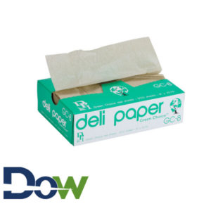 8" x 10¾" Interfolded Brown Wax Deli Wrap Paper - 500/Box