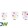 20oz Dots Paper Frozen Yogurt / Food Cup - 600/Case - Image 2