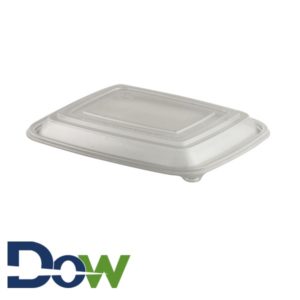 Anchor Packaging LH1200 Clear Lid for 80oz & 100oz Mega-Meal Container - 100/Case