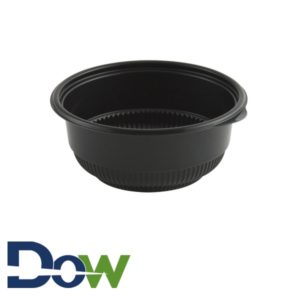 Anchor Packaging M5820B Incredi-Bowl 16oz Black Bowl - 500/Case
