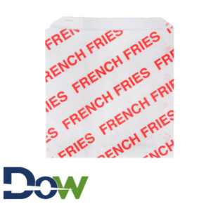 4 1/2" x 4 1/2" Medium French Fry Bag - 2000/Case