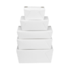 #3 White Microwavable Folded Pak Paper Container - 200/Case - Image 4