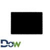 10" x 14" Black Colored Paper Placemat with Scalloped Edge - 1000/Case