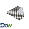 12" x 12" Black Check Grease-Resistant Paper Sheets - 5000/Case