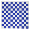 15" x 15" Blue Check Grease-Resistant Paper Sheets - 4000/Case - Image 2