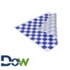 15" x 15" Blue Check Grease-Resistant Paper Sheets - 4000/Case