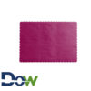10" x 14" Burgundy Colored Paper Placemat with Scalloped Edge - 1000/Case
