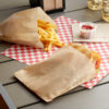 6" x 3/4" x 6 1/2" Extra Large Brown French Fry Bag - 2000/Case - Image 3