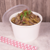 24-32oz PP Plastic Food Container Flat Lids- 600/ Case - Image 2