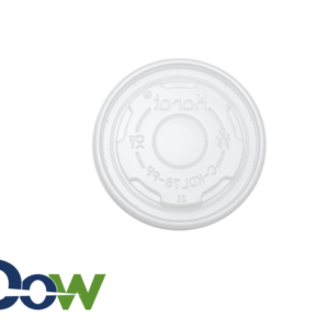 4oz PP Plastic Food Container Flat Lids- 1000/ Case