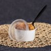 8oz PP Plastic Food Container Flat Lids- 1000/ Case - Image 2