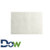 10" x 14" Gray Colored Paper Placemat with Scalloped Edge - 1000/Case