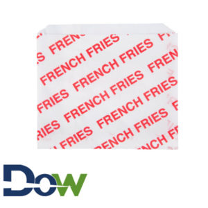 5 1/2" x 4 1/2" Large French Fry Bag - 2000/Case