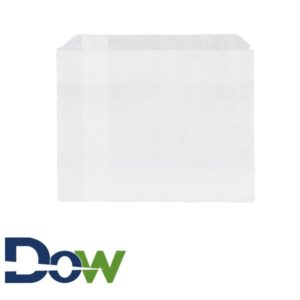5 1/2" x 4 1/2" Large White French Fry Bag - 2000/Case