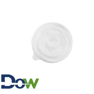12oz PP Plastic Food Container Flat Lids- 1000/ Case