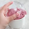 Clear Round PET Dome Lid For 6oz & 8oz With No Hole for Frozen Yogurt - 1000/Case - Image 2
