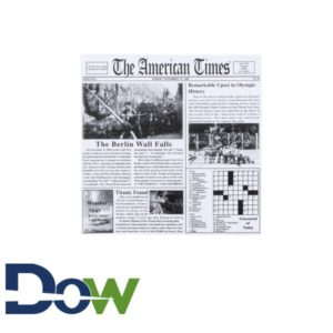 12" x 12" Newspaper Check Grease-Resistant Paper Sheets - 1000/Case