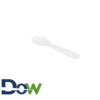 3" White Plastic Tasting Spoon - 3000/Case