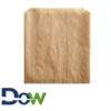 6" x 3/4" x 6 1/2" Extra Large Brown French Fry Bag - 2000/Case