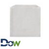 6" x 3/4" x 6 1/2" Extra Large White French Fry Bag - 2000/Case