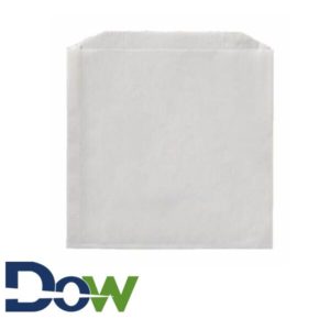6" x 3/4" x 6 1/2" Extra Large White French Fry Bag - 2000/Case