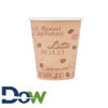 10oz Café Print Poly Paper Hot Cup - 1000/Case