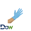 Blue Nitrile Thick Powder-Free Textured Gloves, X-Large - 1000/Case