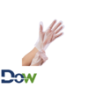 TPE Clear Thermoplastic Elastomer Powder-Free Glove, Small - 2000/Case