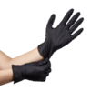 Black Nitrile Thick Powder-Free Textured Gloves, Large - 1000/Case - Image 5