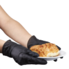 Black Nitrile Thick Powder-Free Textured Gloves, Large - 1000/Case - Image 4