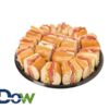 12" Black PET Plastic Thermoform Catering / Deli Tray - 50/Case - Image 2