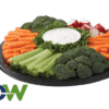 18" Black PET Plastic Thermoform Catering / Deli Tray - 50/Case - Image 2
