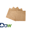 9" x 9" 1-Ply Brown Beverage / Cocktail Napkin - 4000/Case - Image 2