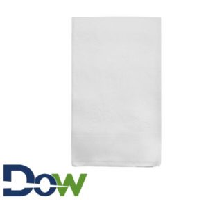 15" x 17" White 1-Ply Dinner Napkin - 5000/Case