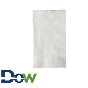 15" x 17" White 2-Ply Dinner Napkin - 3000/Case