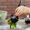 8 1/2" Black Disposable PS Plastic Serving Fork - 72/Case - Image 2