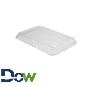 Low Dome Lid for 1/4 Sheet Cake Pan - 100/Case