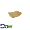 #100 1lb. Brown Paper Food Tray - 1000/Case