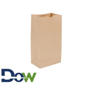 #12 12 lb. Brown Grocery Paper Bag - 500/Bundle