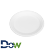 12x10 Oval Biodegradable, Compostable Sugarcane / Bagasse 9" Plate - 500/Case