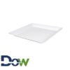 12"x12"White Square Platter - 25/Case