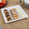 12"x12"White Square Platter - 25/Case - Image 2