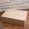 14" x 10" x 4" Kraft 1/4 Sheet Bakery / Cake Box - 100/Bundle - Image 2