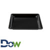 14"x14" Black Square Platter - 25/Case