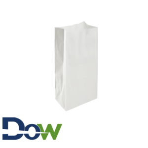 #16 16 lb. White Grocery Paper Bag - 500/Bundle
